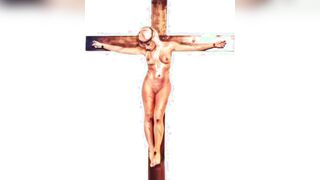 Female Jesus Crucified Naked Danish Audio