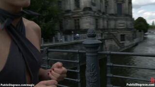 German babe humiliated and fucked