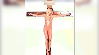 Female Jesus Crucified Naked Luxembourgish Audio