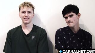 Adorable cute Aussie boys suck each other's cocks!