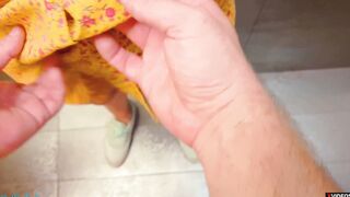StepBrother and StepSister Help Each Other To Cum On Underwear