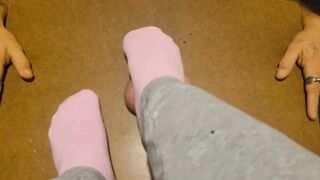Irresistible into pink sock trample