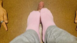 Irresistible into pink sock trample