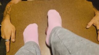 Irresistible into pink sock trample