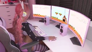 SEXBOT - super sexy web cam performance - and then the ladies gave me a boner
