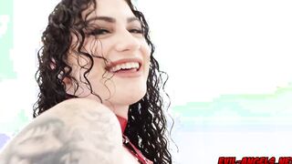 Lydia Black fist her lube slick butthole