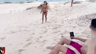 Having sex on the dunes