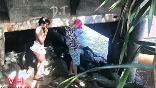 Cumming inside the lover's mouth