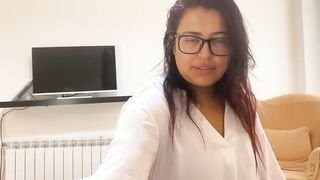 My Latin Stepmother comes inside my room and catches me masturbating