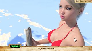 Lewd Island #5 - she really love sucking off dick as if she is a professional
