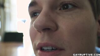 Skinny Twink Jack Bailey seduces his stepdaddy, Knox