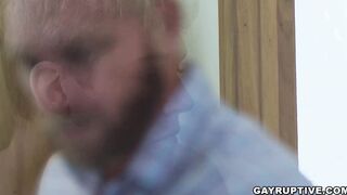 Skinny Twink Jack Bailey seduces his stepdaddy, Knox