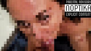NOPTIKA gags on a dick and then takes a big warm load!
