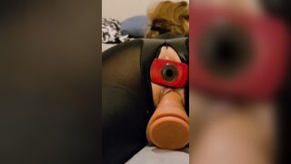 Triple penetration attemps. Final double and anal cumshot