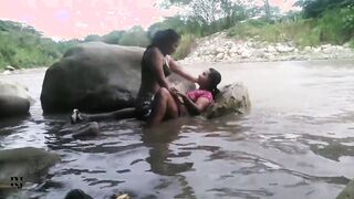 fucking secretly inside the river