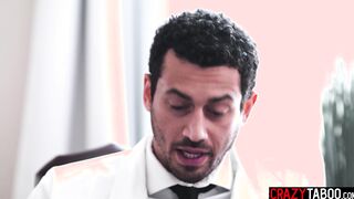 Naughty tattooed MILF fucks a doctor
