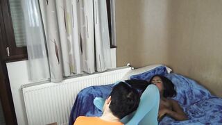 Black 18 Yo Barbie Colored Nylon Foot Licking