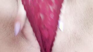 CUMMING INTO MY LACE UNDERWEAR