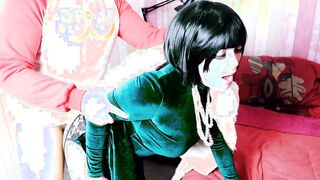 Fubuki and Saitama - 1 Punch Man (test scene)