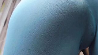 African Barbie Estrellas Nylon Butt Play FACE SITTING point of view!
