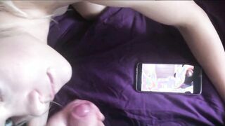 Caught my stepsister-in-law masturbating POV