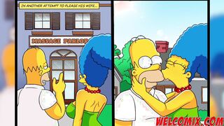 Betrayal at the rubs parlor - The Simptoons