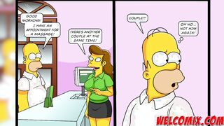 Betrayal at the rubs parlor - The Simptoons