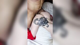 Cuckold filming my mistress with long dick banged! me and cum all over my face. Bimbo wifey deeply and nailed rough pt.two