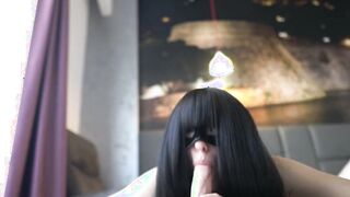 Two Dicks porn video – SUCKING OFF 2 DICKS. Double oral sex point of view, vibrator oral sex