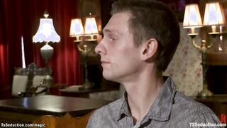 Piano teacher fucked by shemale