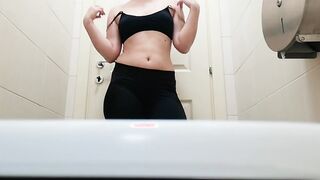 sweaty body after gym change