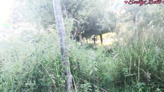 -Incredible 19 yo outside masterbation