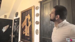 Long boobs Joanna Bujoli nailed rough by a huge dick gentleman
