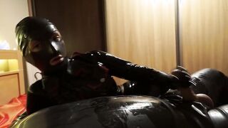 Pvc Danielle she make cum to his body Full scene