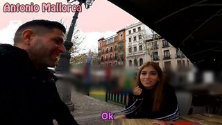 Cumwalk With Submissive Hispanic 18 Picked Up Inside The Street