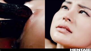 Real Life Anime Compilation - Alien Monsters nailed rough Bombshell