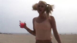 Little Summer solo 19 year old masturbates