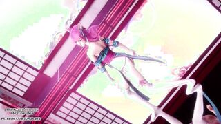 Korean Kpop porn video – IU - LILAC Spirit Blossom Ahri Babe Kpop Dance League Of Legends Uncensored Animated