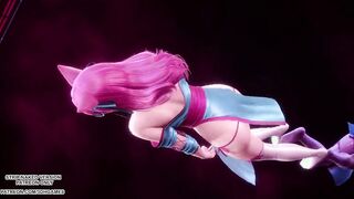 IU - LILAC Spirit Blossom Ahri Babe Kpop Dance League Of Legends Uncensored Animated
