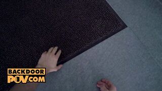 pov - Penis sucking off thief Jayla de Angelis tricked inside anal