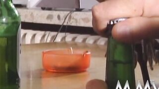 Blonde Dru gets twat and arse boned