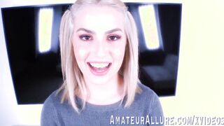 Chanel Camryn, Cute Skinny Bae Devours Penis and Quivers During
