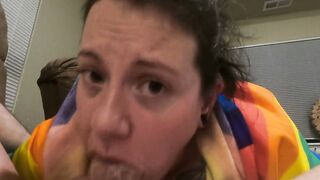 Sloppy Deep Throat Gagging