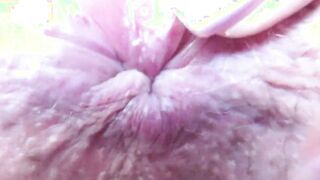 Asshole exteme closeup booty bdsm anal