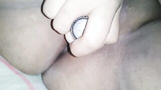 Chubby gf with sex toy