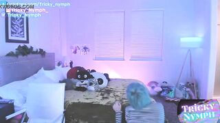 Punk Tricky Nymph teases you on webcam