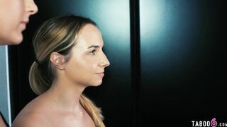 Perverted dad fucks his daughters 19 yo friend Mona Blue into