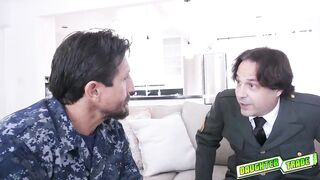 Dark Hair hot Athena Rayne get her throat jammed with penis