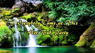 Everybody Jizzes at this goddess Bath-Tub Party