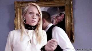 Blonde Cutie gets bondage sex therapy